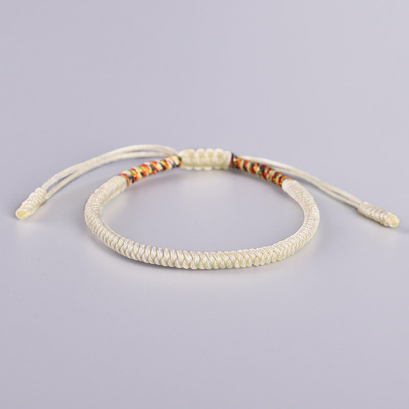 Handmade Braided Knot Bracelet Red String Literary Style Bracelet Ethnic Wind Red String