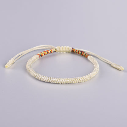 Handmade Braided Knot Bracelet Red String Literary Style Bracelet Ethnic Wind Red String