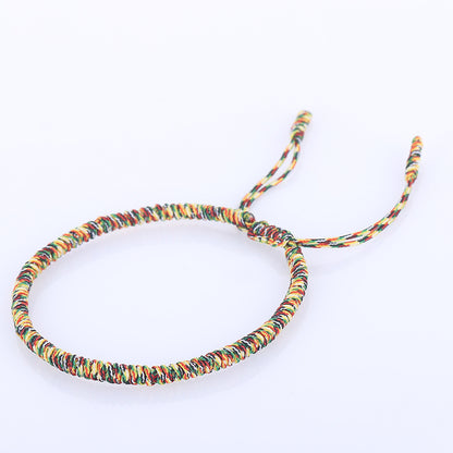 Handmade Braided Knot Bracelet Red String Literary Style Bracelet Ethnic Wind Red String