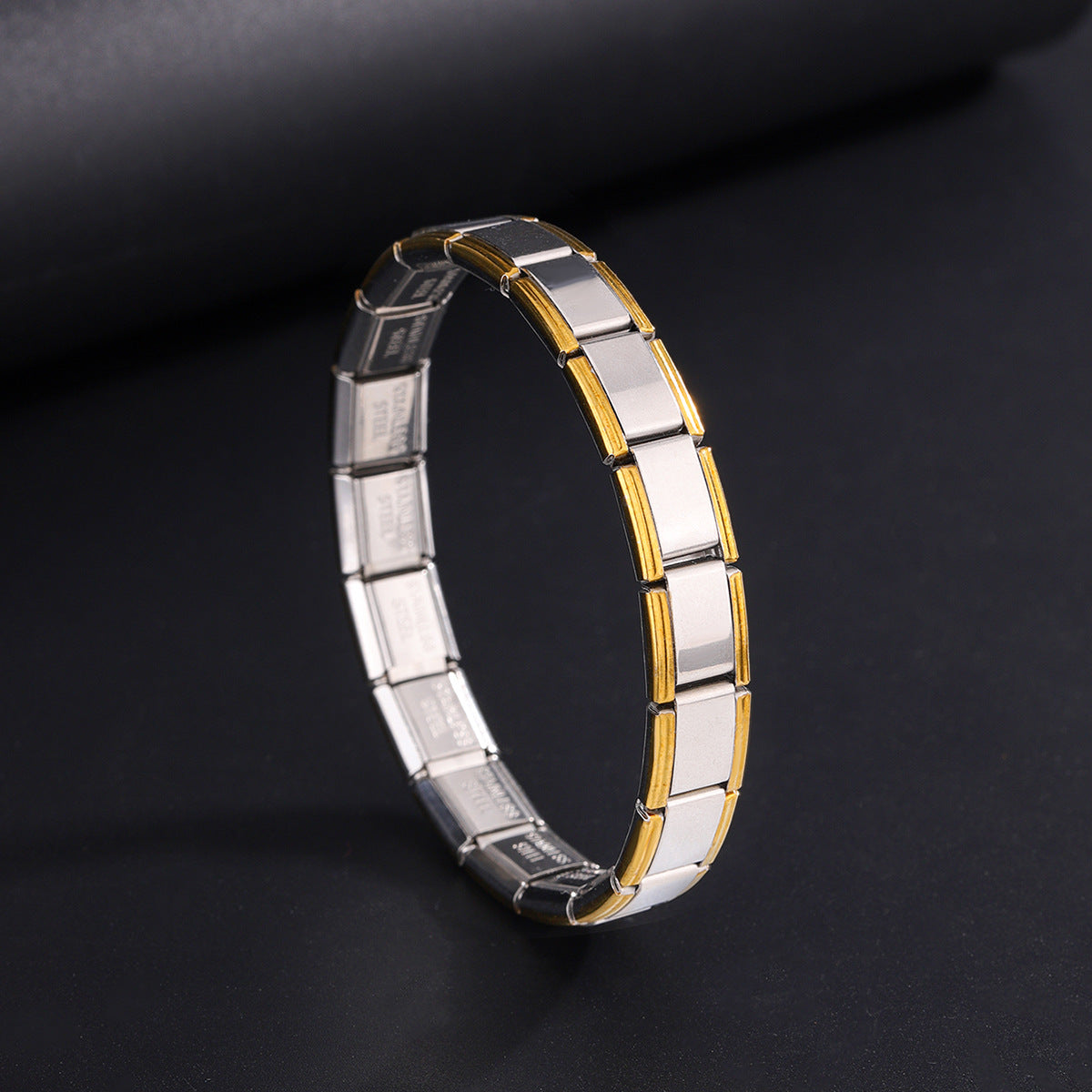 Elastic bracelet with multiple colors minimalist and luxurious daily commuting accessories