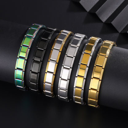 Elastic bracelet with multiple colors minimalist and luxurious daily commuting accessories