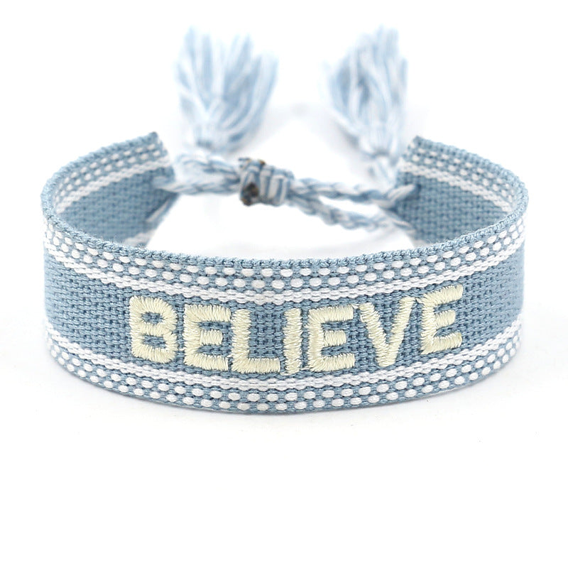 Light Blue BELIEVE